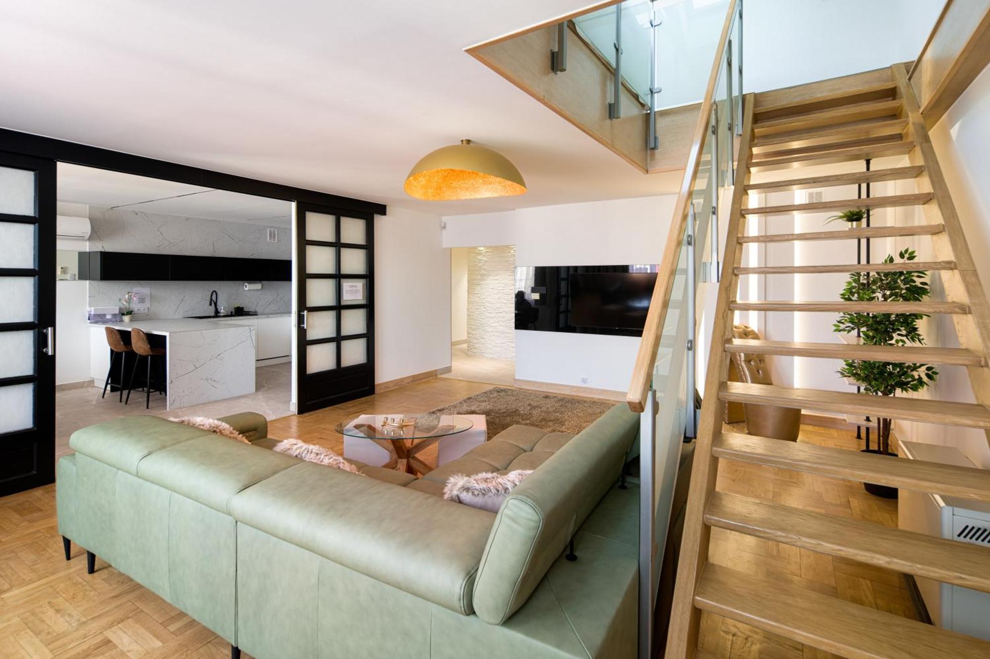Apartament W Centrum - Duplex Penthouse In The Centre With Terrace And Air Conditioning Krakau Exterior foto